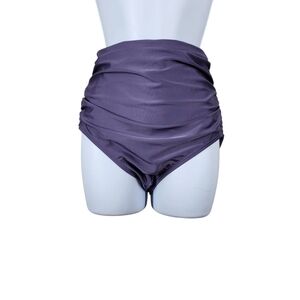 LIVY & KATE HIGH WAISTED RUCHED SWIM BOTTOMS
